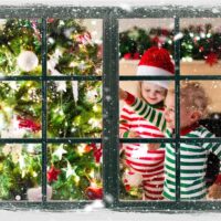 Snowy Window Overlay