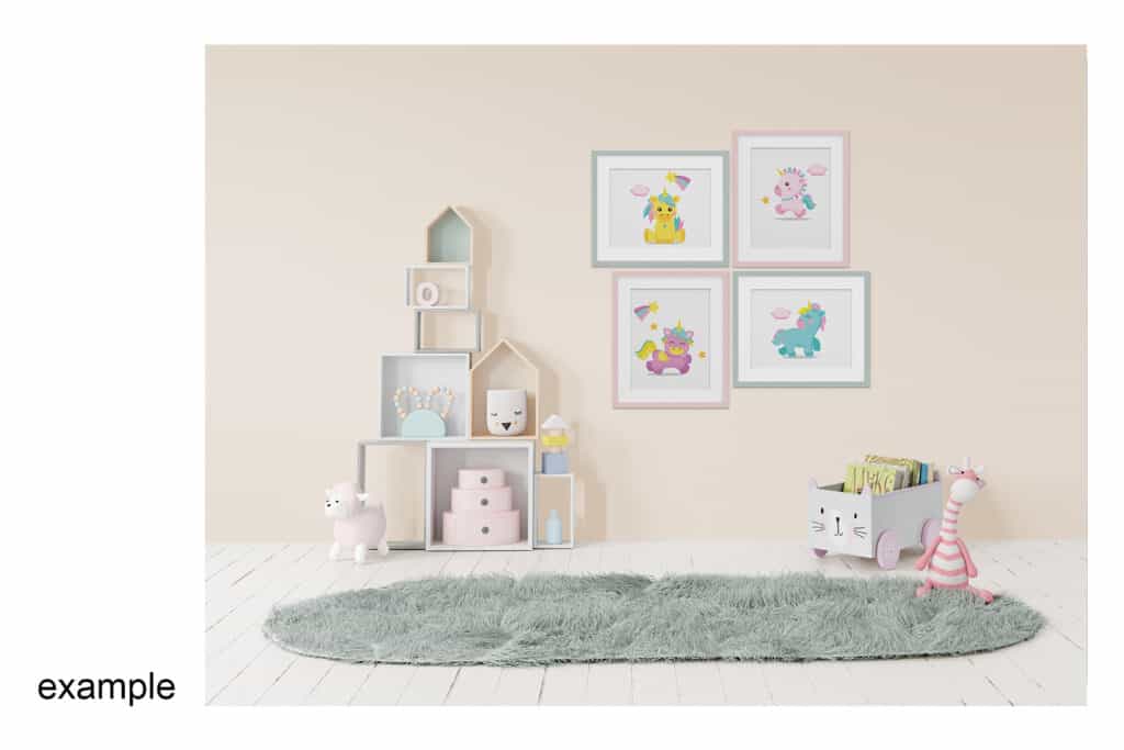 0007 prv 06 1024x683 - Interior Mockup Kids Room 0007