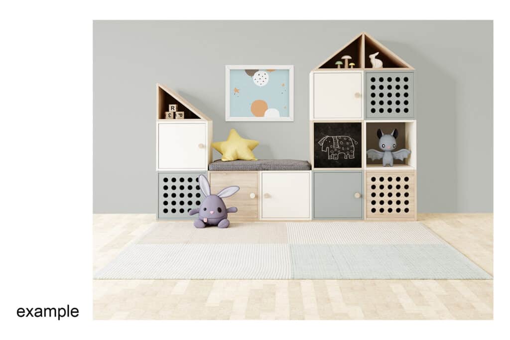 0008 prv 8 1024x683 - Interior Mockup Kids Room 0008