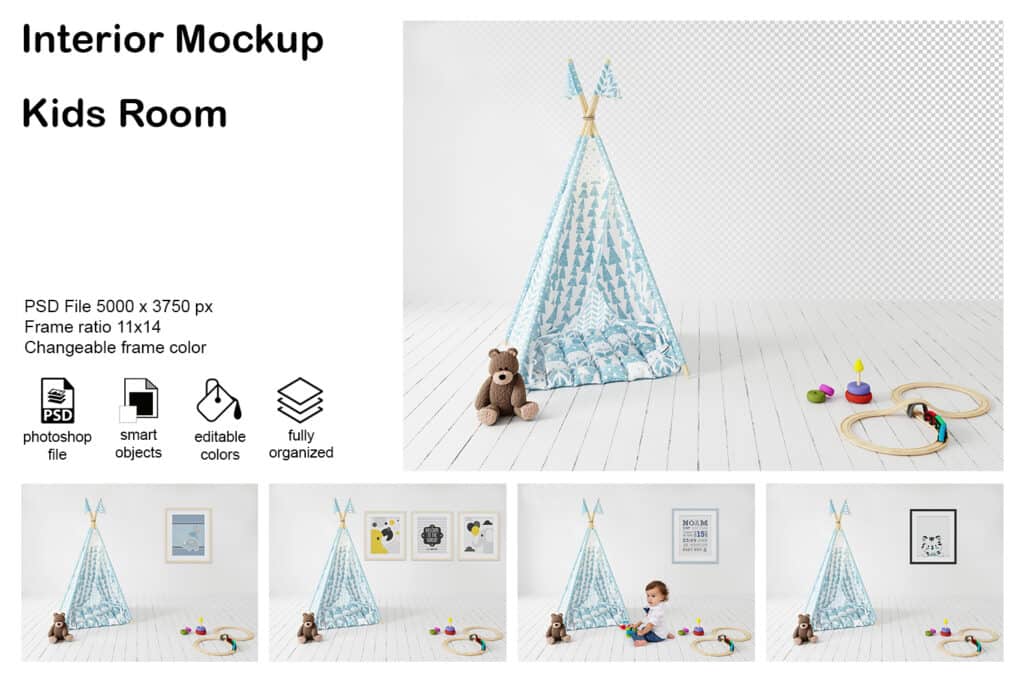 prv1 1024x683 - Interior Mockup Kids Room 04