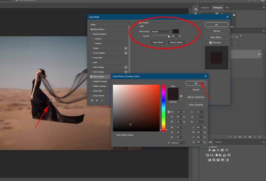 How to add a flying fabric overlay to image in Photoshop fabric tut 06 1024x697 - How to add a flying fabric overlay to image in Photoshop