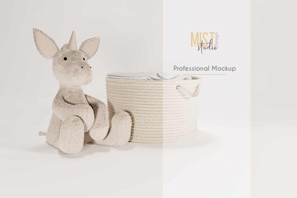 prv1 1024x683 - Hamper and unicorn mockup. Digital Backdrop