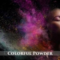 60 Colorful Powder Explosion Overlays