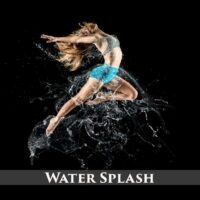 130 Water Splash Photo Overlays