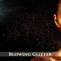 135 Blowing Glitter Overlays