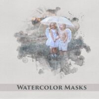 25 Watercolor Masks