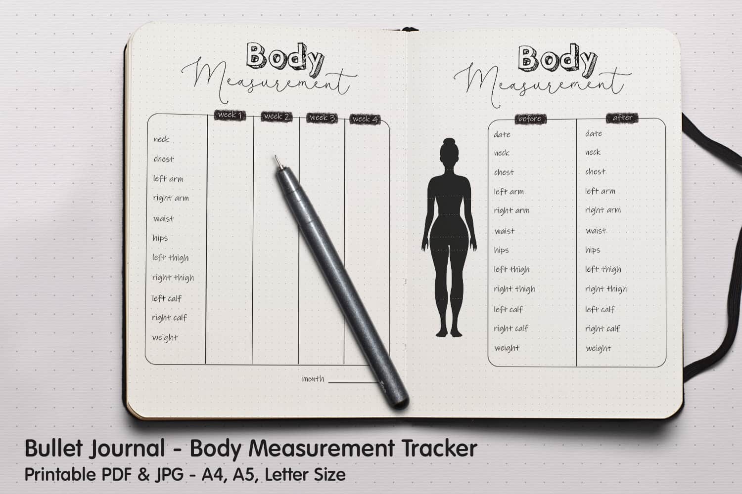 Body Measurements Template