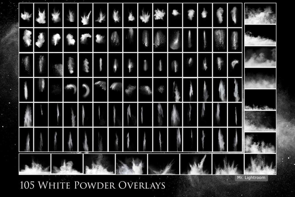 White powder 2.1 1024x683 - 105 White powder overlays