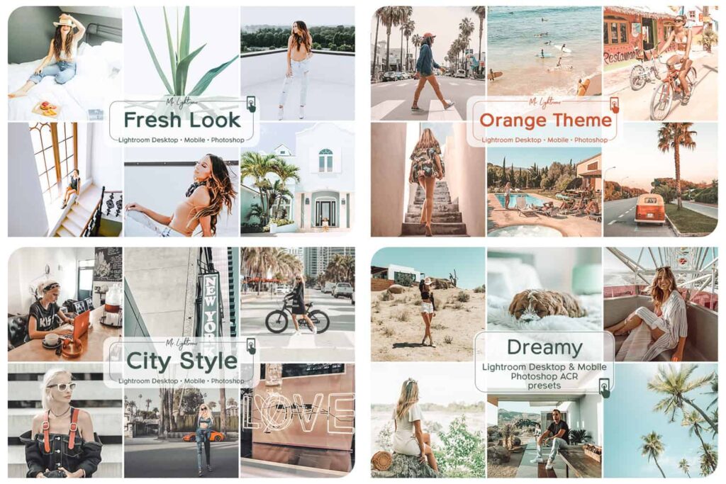 Bundle prv 2 1024x683 - MrLightroom Lightroom Desktop and Mobile Presets bundle
