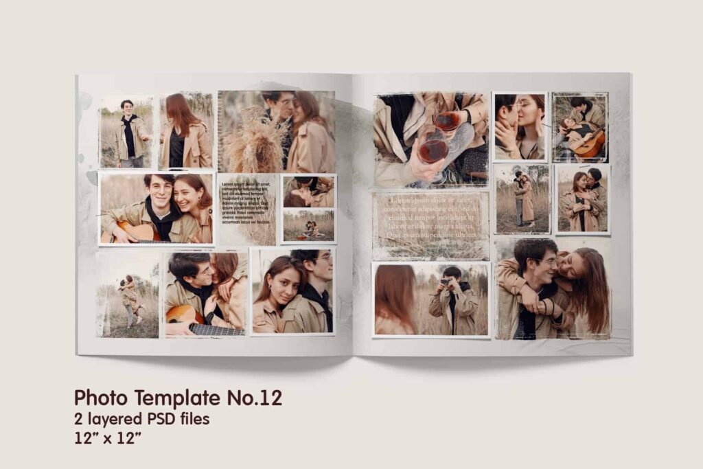 Photo Album Double Template No.12 prv 2 1024x683 - Photo Album Double Template No.12