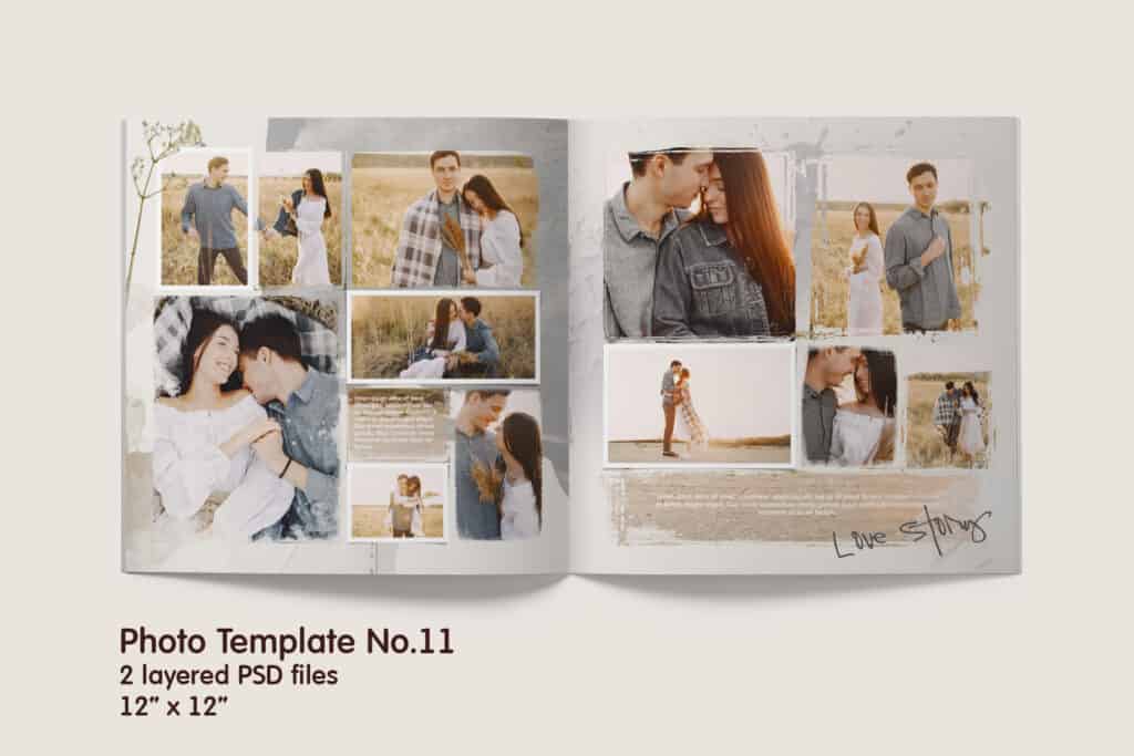 prv 12 1024x683 - Photo Album Double Template No.11