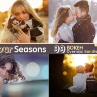 Realistic Snow Photo Overlays