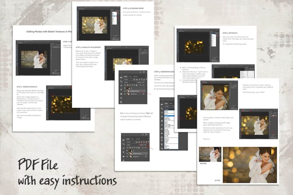 30 Gold Bokeh Overlays prv9 1024x681 - 30 Gold Bokeh Overlays