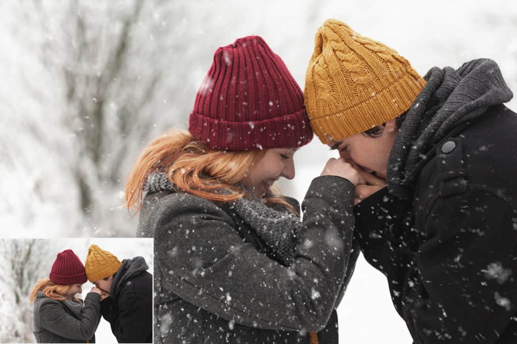 Realistic Snow prv 4 1024x683 - Realistic Snow Photo Overlays