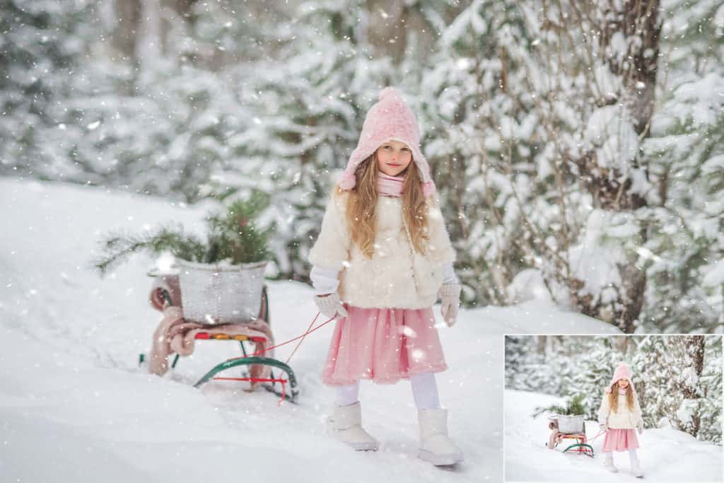 Realistic Snow prv 7 1024x683 - Realistic Snow Photo Overlays