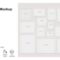Frame set Mockup
