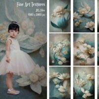 Fine Art Textures 15, Photoshop Overlays, Floral Layer, Photo editing, Textures overlays, Digital Backdrops, Digital Papers, Old Effect