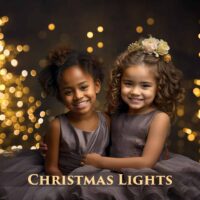 80 Christmas Lights Overlays