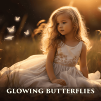 Glowing Butterflies Overlays Glowing Butterflies Overlays
