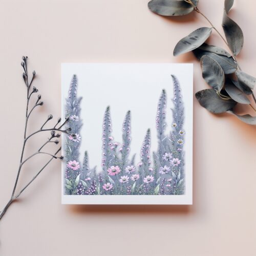 12 Floral Illustrations Botanical Frame Digital Set Instant Download Crafting Scrapbooking Flower PNG Transparent Journaling Collection