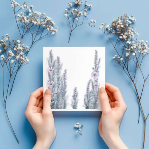 12 Floral Illustrations Botanical Frame Digital Set Instant Download Crafting Scrapbooking Flower PNG Transparent Journaling Collection