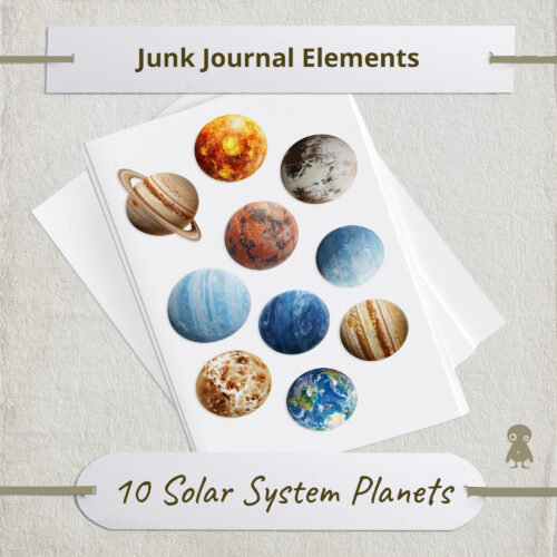 Solar System Planets Digital Art Set Space PNG Images Astronomy ...
