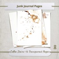 108 Autumn Floral Wreaths Junk Journal Scrapbook Fall Digital Illustrations Printable Clipart Ephemera Transparent PNG Collection Design