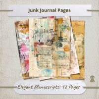 Vintage Ephemera Numbers Tags Junk Journal Digital Collage Sheet Antique Style Number Labels Scrapbooking Printable Diy Crafts Art Retro